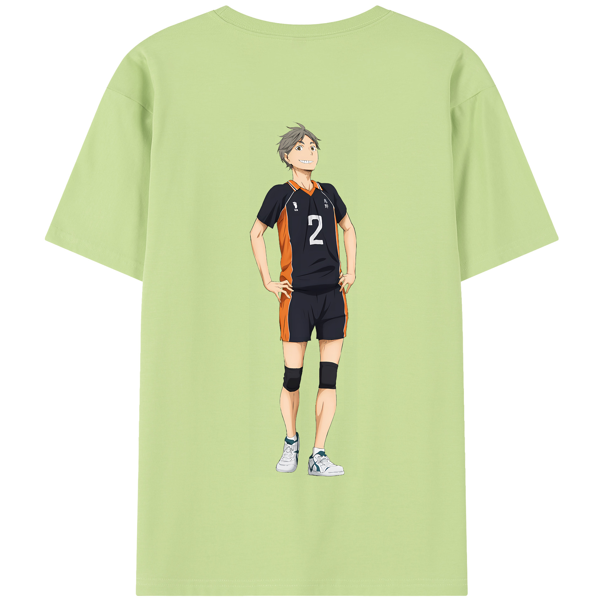 （画像用） ハイキュー!! Haikyu!! 綿100％半袖Tシャツ（背面プリント）